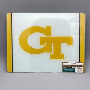 Georgia Tech Yellow Jackets Logo Tempered Glass Cutting Board 15"x11.5" NCAA
